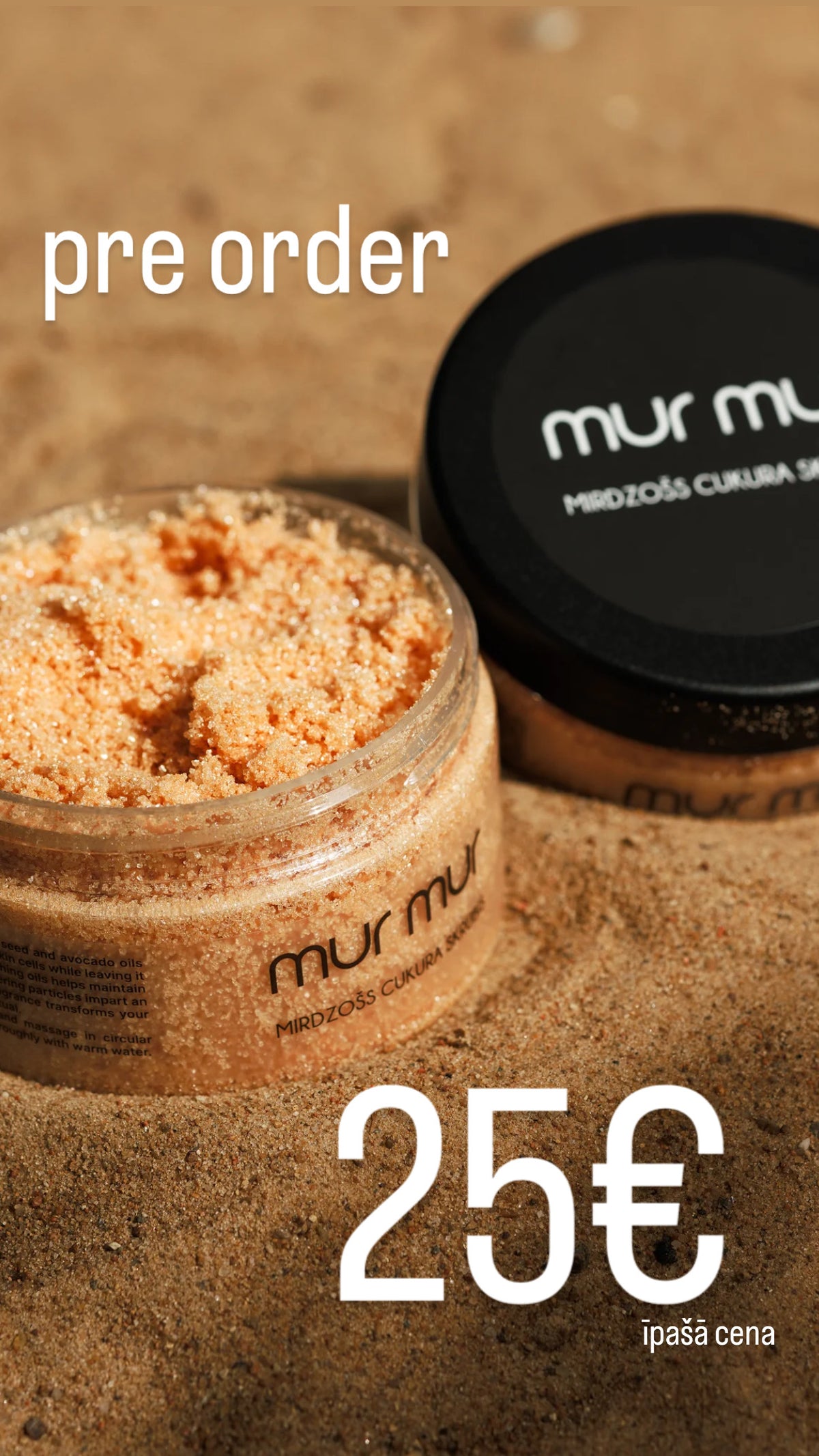 "mur mur" ķermeņa skrubis | LIMITED EDITION